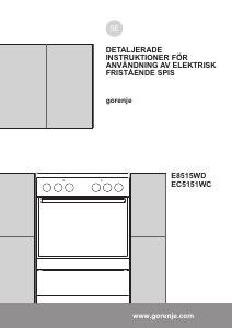 Bruksanvisning Gorenje EC5151WC Spis