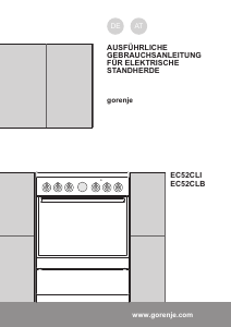 Bedienungsanleitung Gorenje EC52CLI Herd