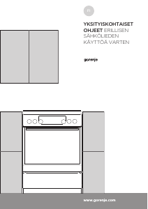 Käyttöohje Gorenje EC6451WPB-SE Liesi