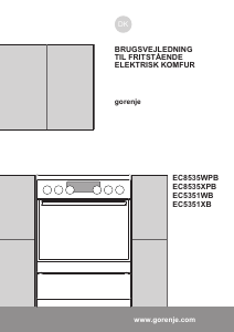 Brugsanvisning Gorenje EC8535WPB Komfur