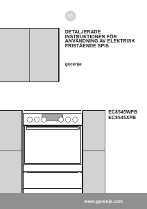 Bruksanvisning Gorenje EC8545WPB Spis