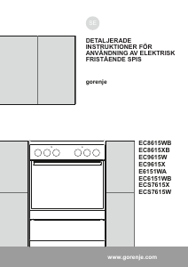Bruksanvisning Gorenje EC9615 Spis