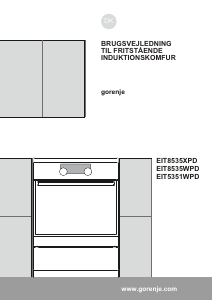 Brugsanvisning Gorenje EIT5351WPD Komfur