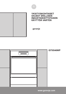 Käyttöohje Gorenje EIT8546WP Liesi