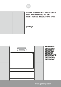 Bruksanvisning Gorenje EIT8645XD Spis