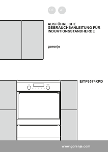 Bedienungsanleitung Gorenje EITP6574XPD Herd