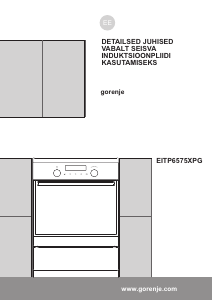 Kasutusjuhend Gorenje EITP6575XPG Pliit