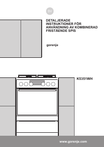 Bruksanvisning Gorenje K5351WH Spis