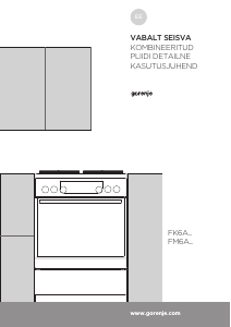 Kasutusjuhend Gorenje K6351XF Pliit