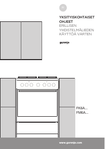 Käyttöohje Gorenje KS7615X Liesi