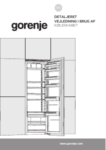 Brugsanvisning Gorenje GDR5182A1 Køleskab