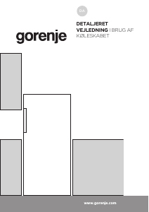 Brugsanvisning Gorenje R492PW Køleskab