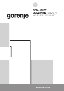 Brugsanvisning Gorenje RB391PW4 Køleskab