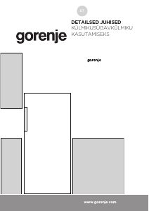 Kasutusjuhend Gorenje RB391PW4 Külmik
