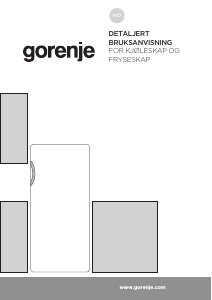 Bruksanvisning Gorenje RB4121ANW Kjøleskap