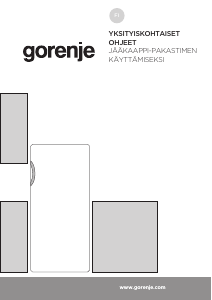 Käyttöohje Gorenje RB4121ANW Jääkaappi