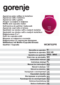 Mode d’emploi Gorenje WCM702PW Gaufrier