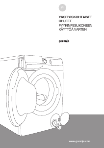 Käyttöohje Gorenje WEI843B Pesukone