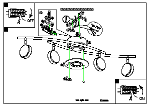 Bruksanvisning Eglo 32829 Lampa