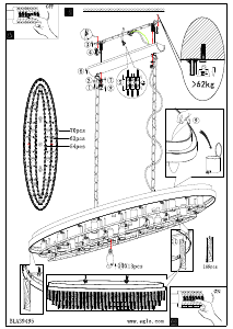 Bruksanvisning Eglo 39495 Lampa