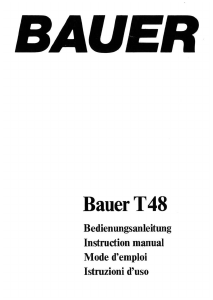 Mode d’emploi Bauer T48 Projecteur