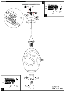 Bruksanvisning Eglo 39679 Lampa