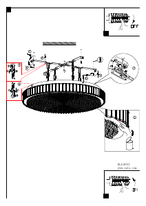 Bruksanvisning Eglo 39747 Lampa