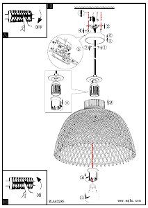 Bruksanvisning Eglo 43285 Lampa