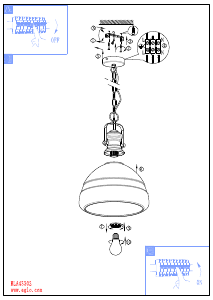 Bruksanvisning Eglo 43302 Lampa