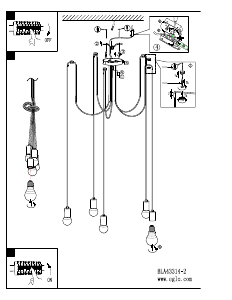 Bruksanvisning Eglo 43314 Lampa