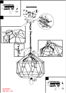 Bruksanvisning Eglo 43329 Lampa