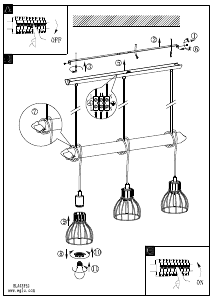 Bruksanvisning Eglo 43352 Lampa