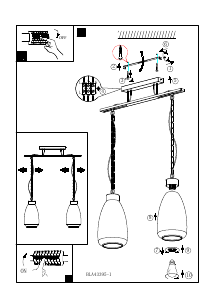 Bruksanvisning Eglo 43395 Lampa