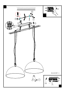 Bruksanvisning Eglo 43397 Lampa