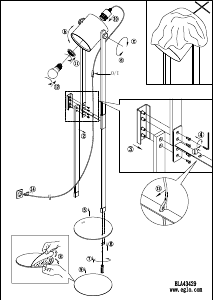 Bruksanvisning Eglo 43429 Lampa