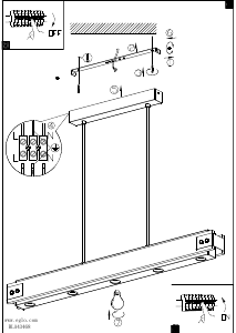 Bruksanvisning Eglo 43468 Lampa