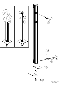 Bruksanvisning Eglo 43471 Lampa