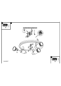 Bruksanvisning Eglo 90837 Lampa