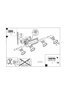 Bruksanvisning Eglo 94289 Lampa