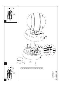 Bruksanvisning Eglo 96267 Lampa