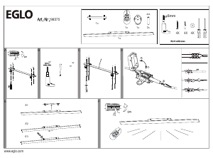 Bruksanvisning Eglo 98575 Lampa