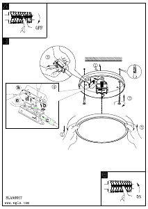 Bruksanvisning Eglo 98657 Lampa