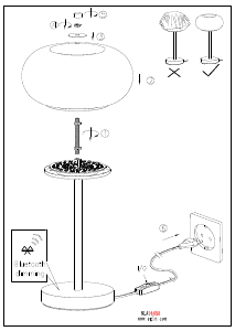 Bruksanvisning Eglo 98658 Lampa