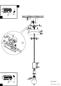 Bruksanvisning Eglo 98661 Lampa