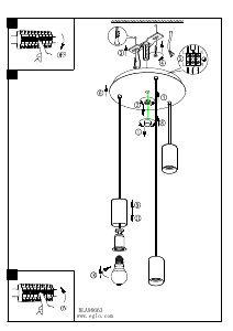 Bruksanvisning Eglo 98663 Lampa