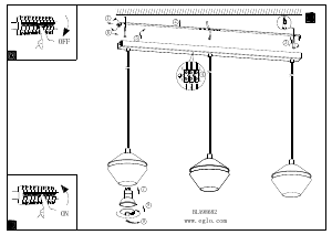 Bruksanvisning Eglo 98682 Lampa