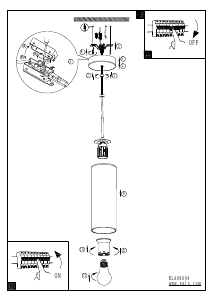 Bruksanvisning Eglo 98696 Lampa