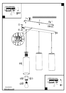 Bruksanvisning Eglo 98699 Lampa