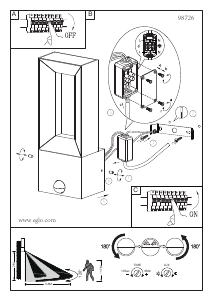 Bruksanvisning Eglo 98726 Lampa