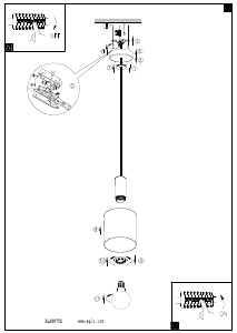 Bruksanvisning Eglo 98752 Lampa